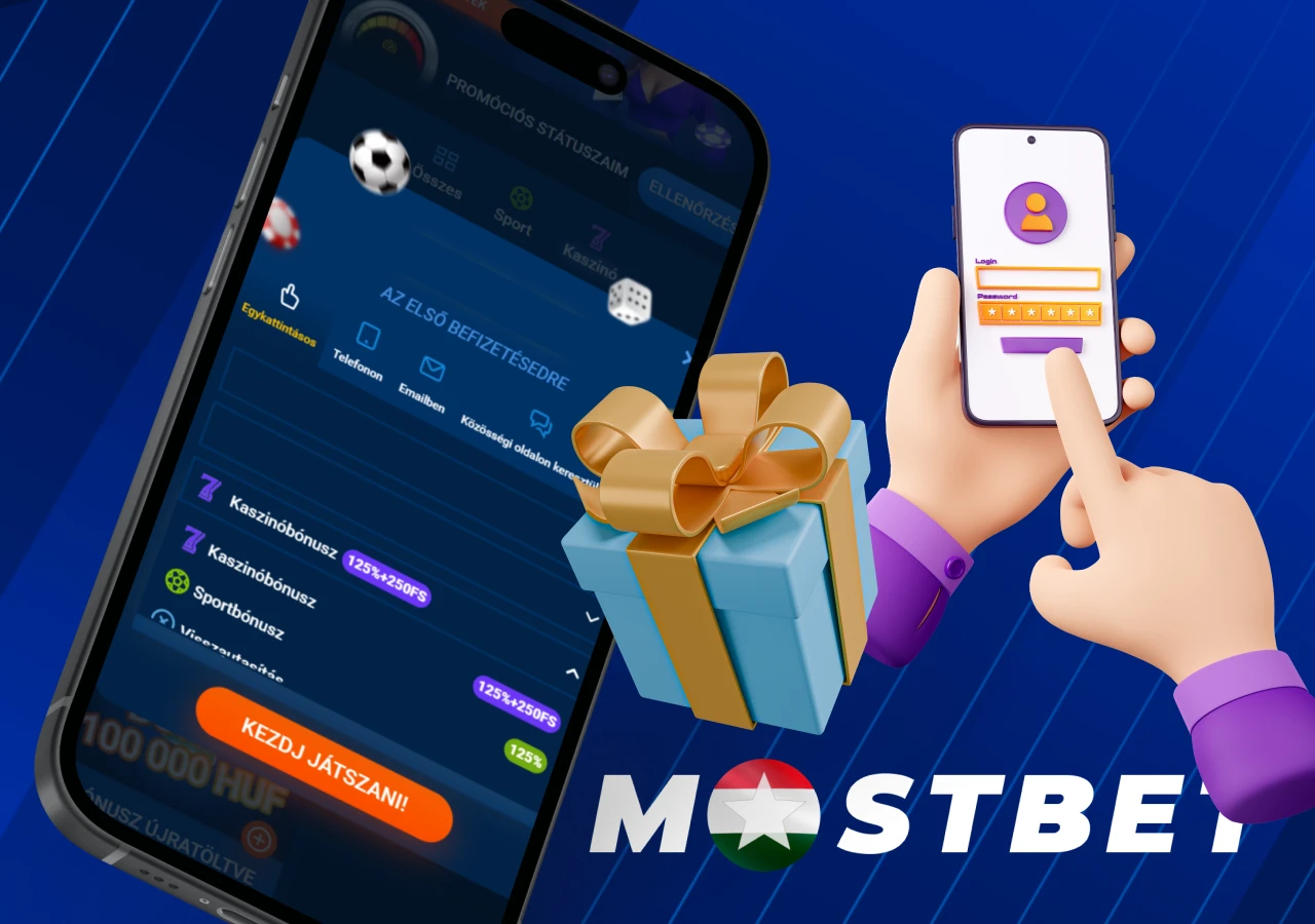 új felhasználó regisztrálása és a bónusz elnyerése